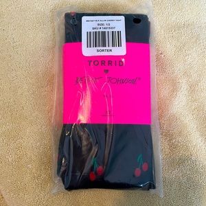 Torrid X Betsey Johnson Cherry Tights size 1/2